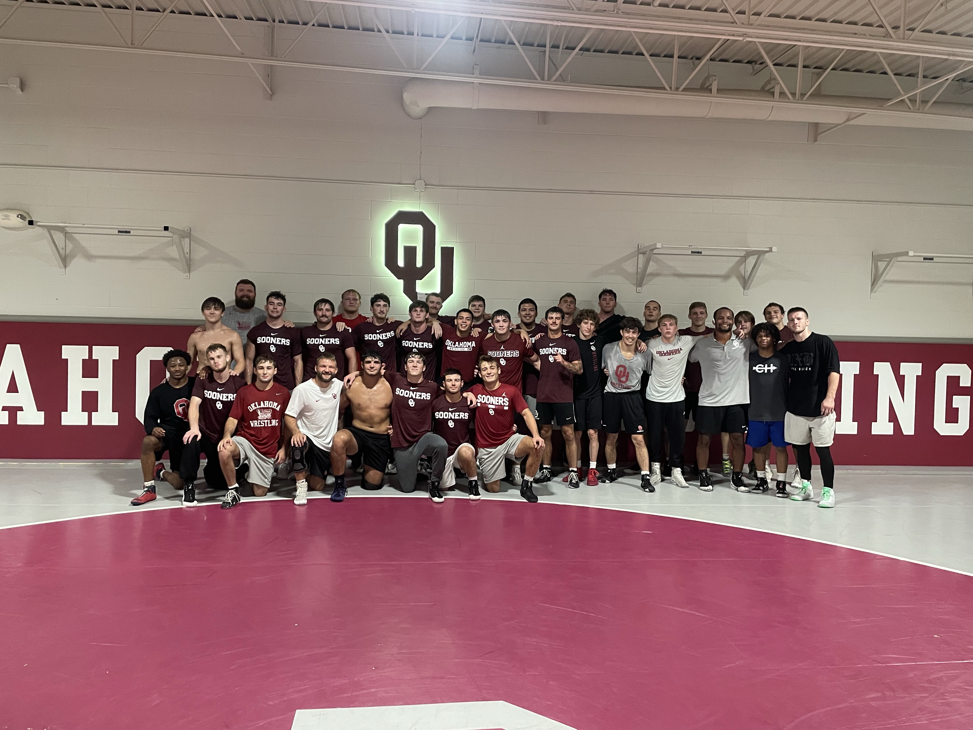 Jason Nolf Training at The University of Oklahoma Before Real American Freestyle Match Jason Nolf Training at The University of Oklahoma Before Real American Freestyle Match